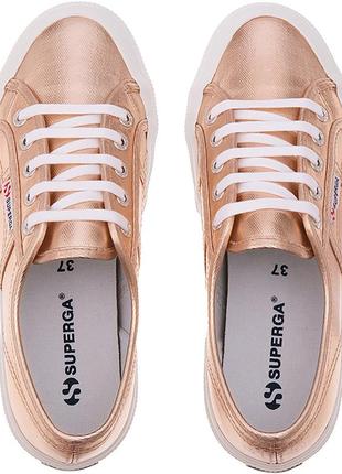 Кроссовки женские superga 2750 cotmetu розовое золото 35 eu4 фото