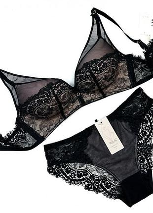 Бюстгальтер та трусики, комплект білизни чашка d/ 80-85-90