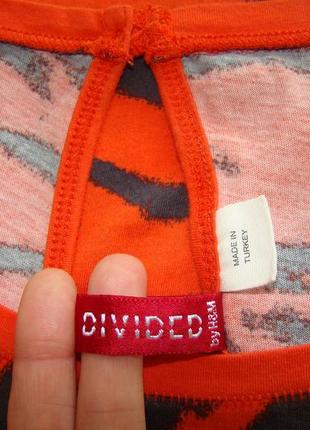 В наличии футболка с тигровым принтом divided9 фото