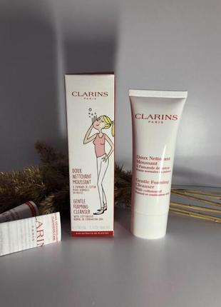 Кларанс clarins засіб для очищення обличчя пінка крем для вмивання