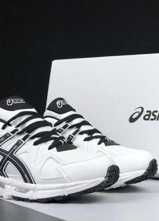 Р.36-40 кросівки asics gel kahana 8 біло/чорні