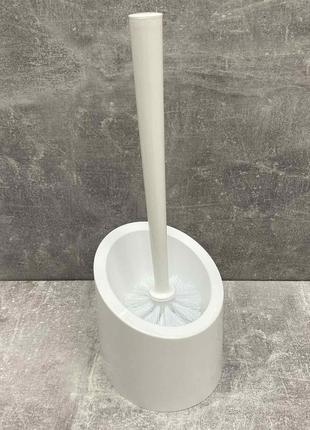 Ерш для унитаза с подставкой "аква" белый алеана 127024