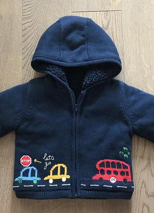 Кофта с капюшоном mothercare