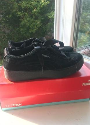 Кеды puma vikky platform ribbons