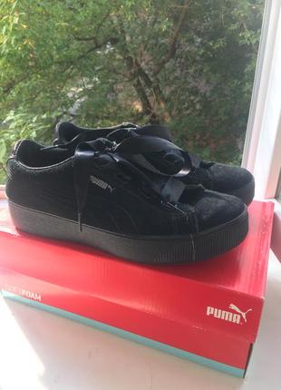 Кеды puma vikky platform ribbons3 фото