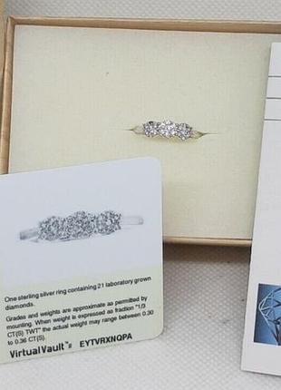 Серебряное кольцо grown with love, 20 бриллиантов! $575.