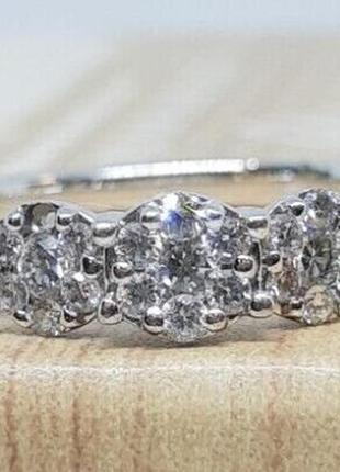 Серебряное кольцо grown with love, 20 бриллиантов! $575.2 фото