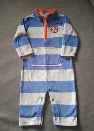 Флисовый теплый человечек комбинезон carter's картерс, сша, 9 мес - новый