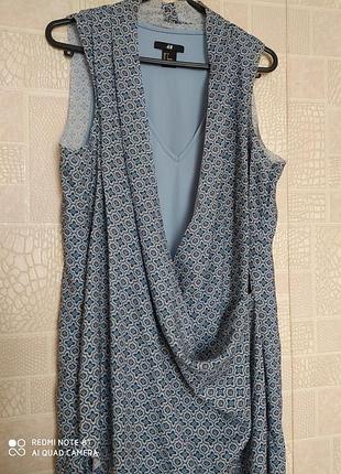 Асимметричоое легкое платье h&m