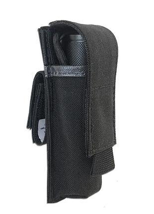 Подсумок для фонарика cordura с креплением на ремень, тактический защитный чехол для...