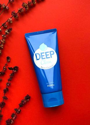 Глибоко очищаюча пінка apieu deep clean foam cleanser a'pieu