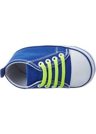 Дитячі кеди playshoes canvas сині 18 eu6 фото