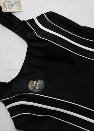 Новый слитный черный купальник-утяжка от matalan (размер л)2 фото