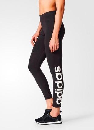 Трикотажные adidas legginsy damskie czarne fitness