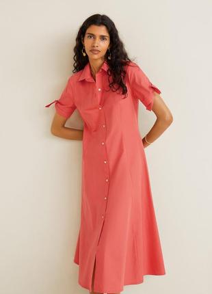 Ультрамодное красное платье mango s1 фото