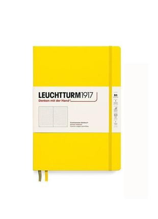 Блокнот leuchtturm1917, composition (b5), лимонный, точка (366169)