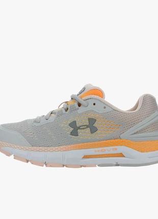 Кроссовки женские under armour серо-оранжевый (ua w hovr guardian grey-orange (37,5 (23,5 см))