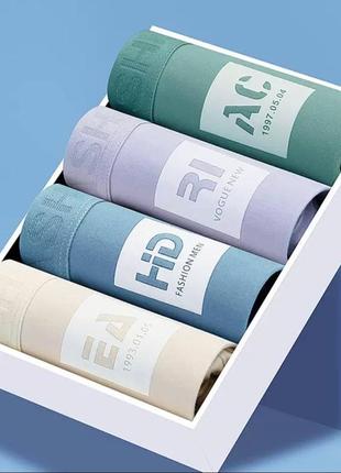 Набор мужских трусов, боксеры для мужчин с буквами xl  (обхват 106-112 см, рост 180-186 см)