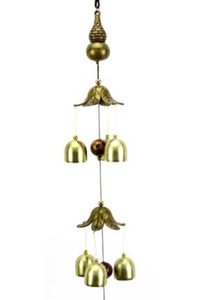 Подвеска из шести литых колокольчиков и улов, колокольчик улоу