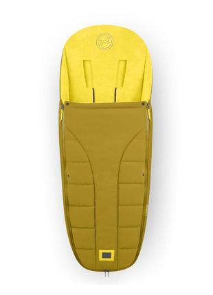 Чохол для ніг cybex platinum mustard yellow1 фото