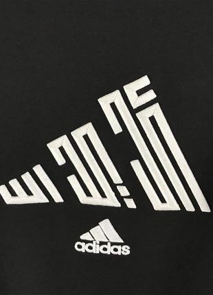 Мужской брендовый свитшот adidas (адидас) весенний осенний черный турция. кофты свитшоты. мужская одежда7 фото