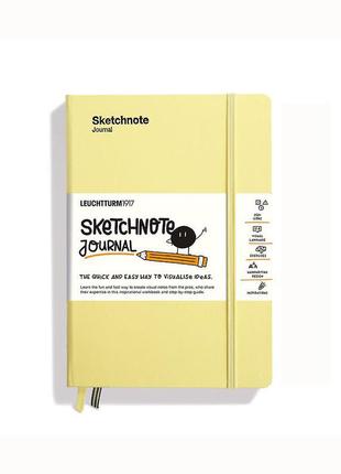 Блокнот leuchtturm1917 sketchnote journal, середній, vanilla (англ) (366211)