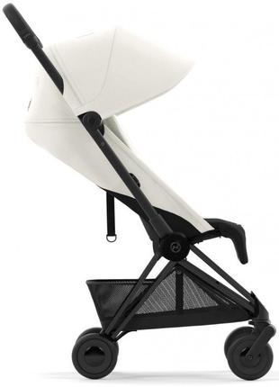 Коляска coya matt black off white