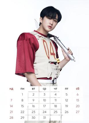 Настенный перекидной календарь 2025 стрей кидс stray kids а4