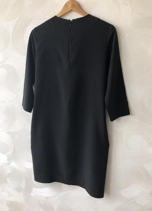 Шёлковое чёрное платье cos7 фото