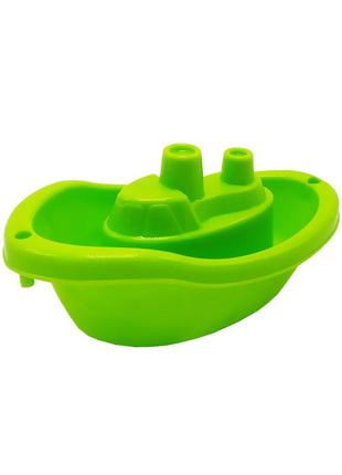 Іграшка для купання "кораблик" технок 6603txk (зелений)