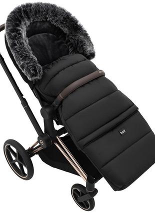 Зимовий конверт bair arctic nr-2 black noire чорний6 фото