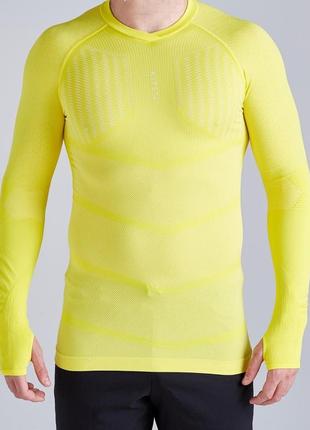 Термореглан из функциональной ткани для мужчины kipsta 73238 xl желтый