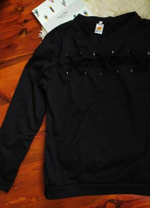 Кофта на зав'язках 🖤