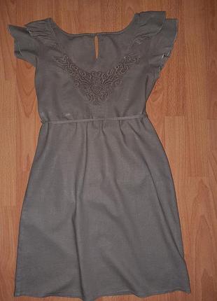 Сукня льняна