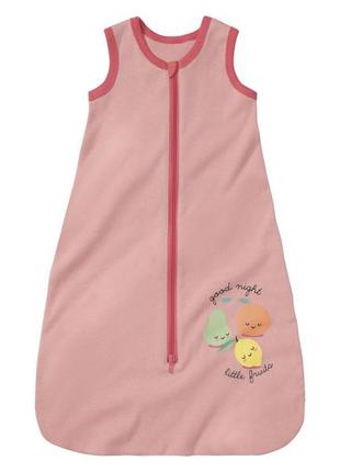 Спальный мешок хлопковый для девочки lupilu 407755 050-68 см (0-6 months) розовый