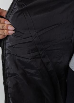 Куртка жіноча однотонна, колір чорний, 131r52197 фото