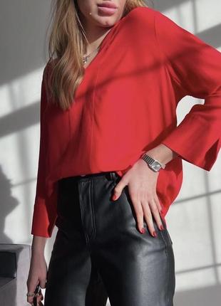 Шифонова легенька блуза р. s (36) uk 8