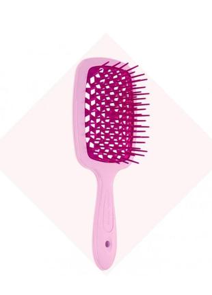 Щетка для волос сиреневая с фиолетовым janeke superbrush 86sp226lif