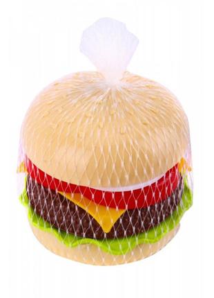 Дитяча іграшка гамбургер-пірамідка технок 8690txk 7, найкраща ціна2 фото