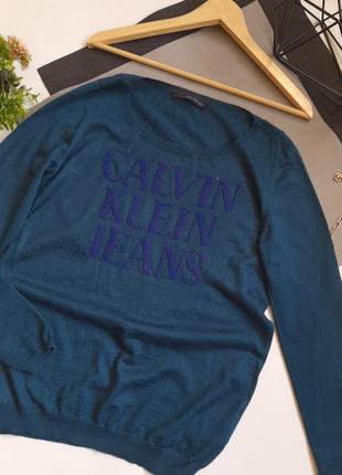 Calvin klein jeans свитер с шерстью р л