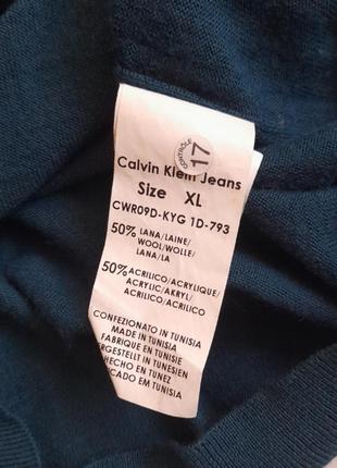 Calvin klein jeans свитер с шерстью р л2 фото