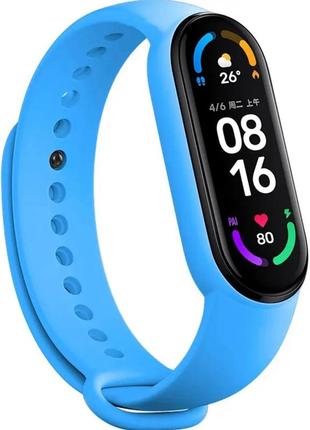 Smart band 7 (голубой ремешок)