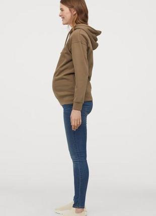 Джинси для вагітних h&m mama, 36, s (xs), super skinny завужені, літні