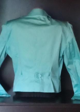 Sale летний пиджак мятного цвета2 фото