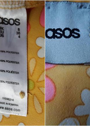 Сорочка - майка в квітковий принт від asos3 фото