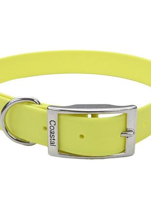 Біотановий нашийник для собак coastal fashion waterproof dog collar жовтий см. 25x61 см (76484491252)1 фото