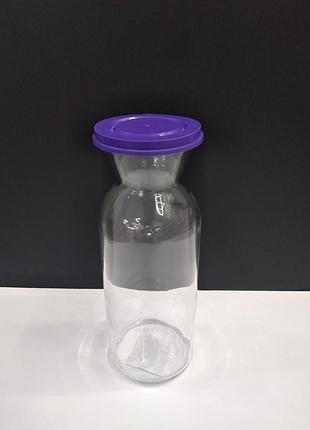 Стеклянный графин с крышкой 1 л. uniglass carafe athos 65310 к