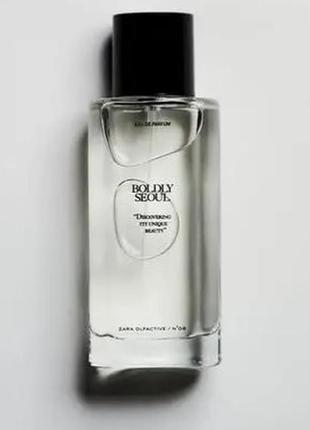 Zara парфюмированная вода унисекс boldly seoul від zara для мужчин и женщин испания 40 ml