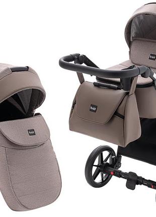 Коляска 2 в 1 bair bonita ps-15 темний капучино