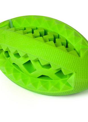 Регби мяч игрушка для собак с ароматом мяты foam dina rugby 13 x 6 x 6 см flamingo (5400585072808)